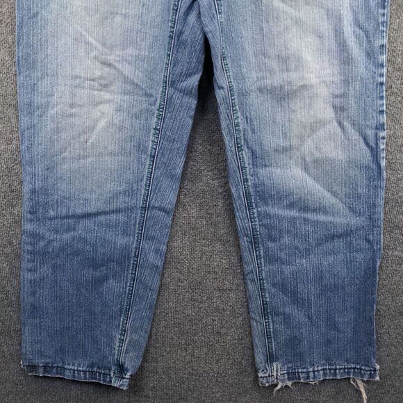Southpole Men's Straight Jeans Size 32 Blue Embroidered 5-Pocket Medium Wash - Picture 8 of 15